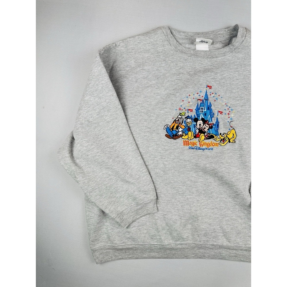 Vintage Walt Disney World Magic Kingdom Crewneck Sweatshirt XXL USA Park - Picture 4 of 10